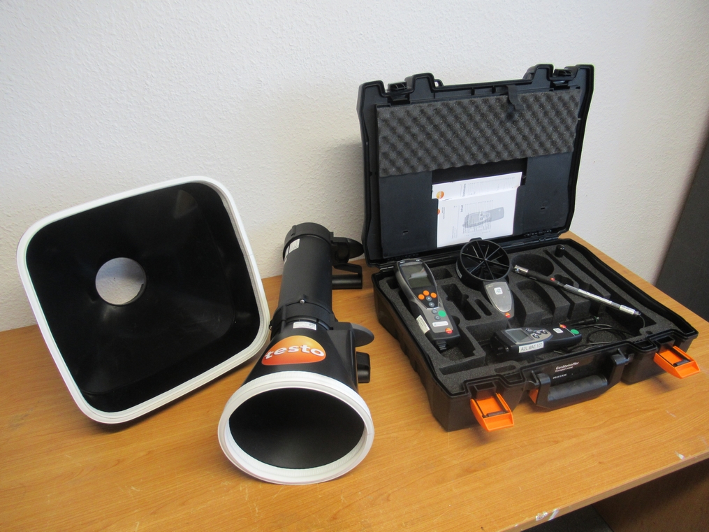 Matériel pour la mesure des débits de ventilation