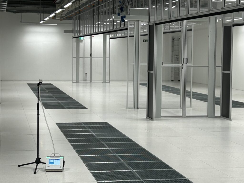 Mesure particulaire dans une salle propre