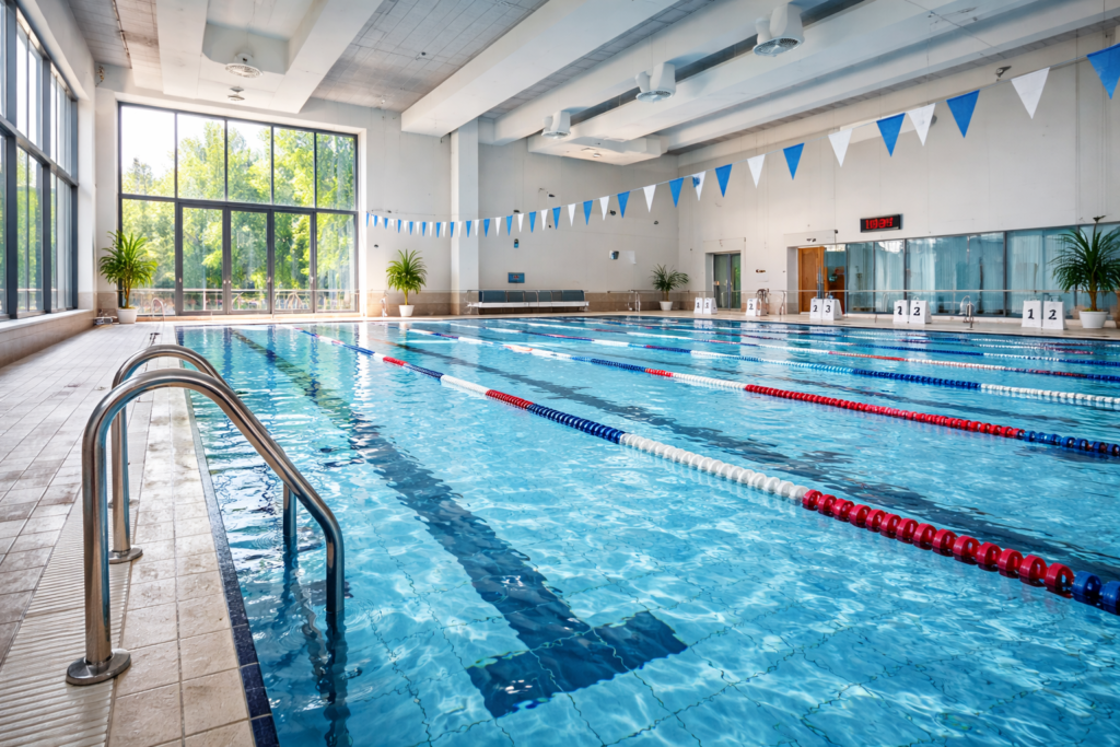 Pollution dans une piscine